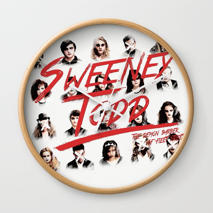 sweeney todd - colour version. Wall Clock