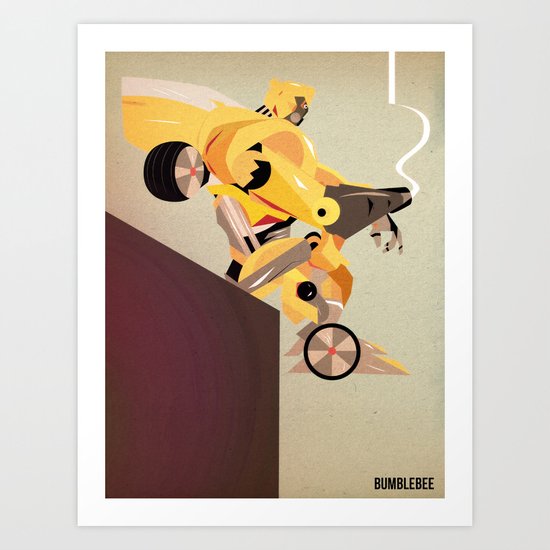 Oops (BumbleBee) Art Print