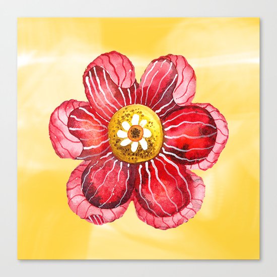 Red Flower Canvas Print