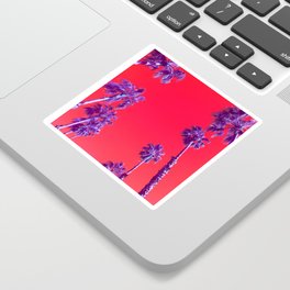 Infrared Palm Trees Sticker