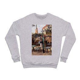 Vincent Van Gogh - La Guinguette on Montmartre Crewneck Sweatshirt