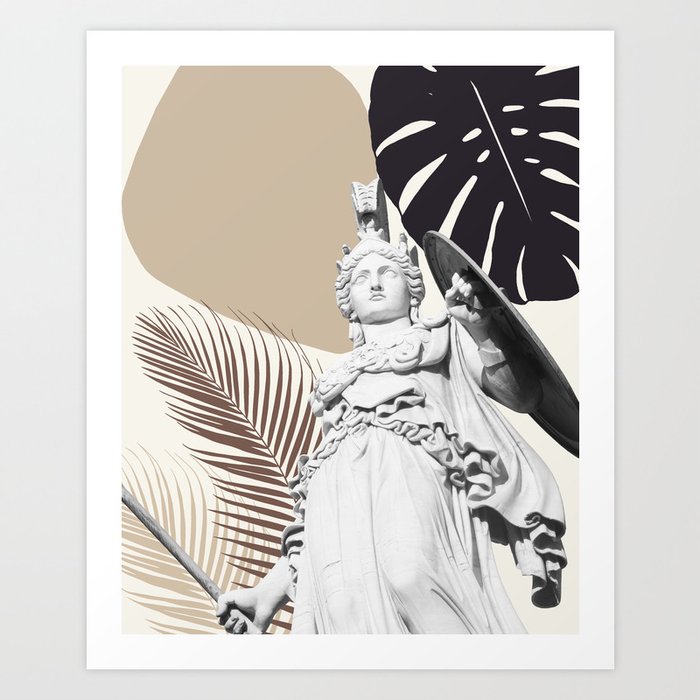 Athena Abstract Finesse #1 #wall #art #society6 Art Print
