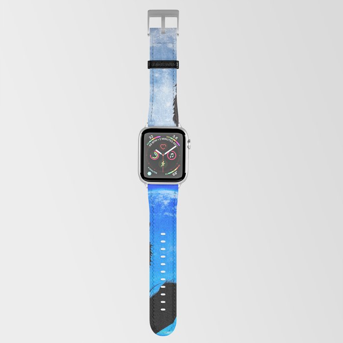 Wolves In Moonlight  Apple Watch Band