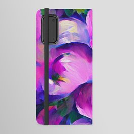 Purple and Pink Pansies Android Wallet Case