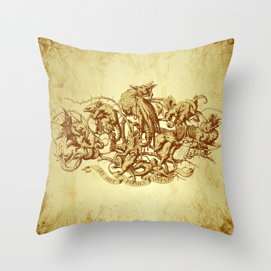 Sins Throw Pillow