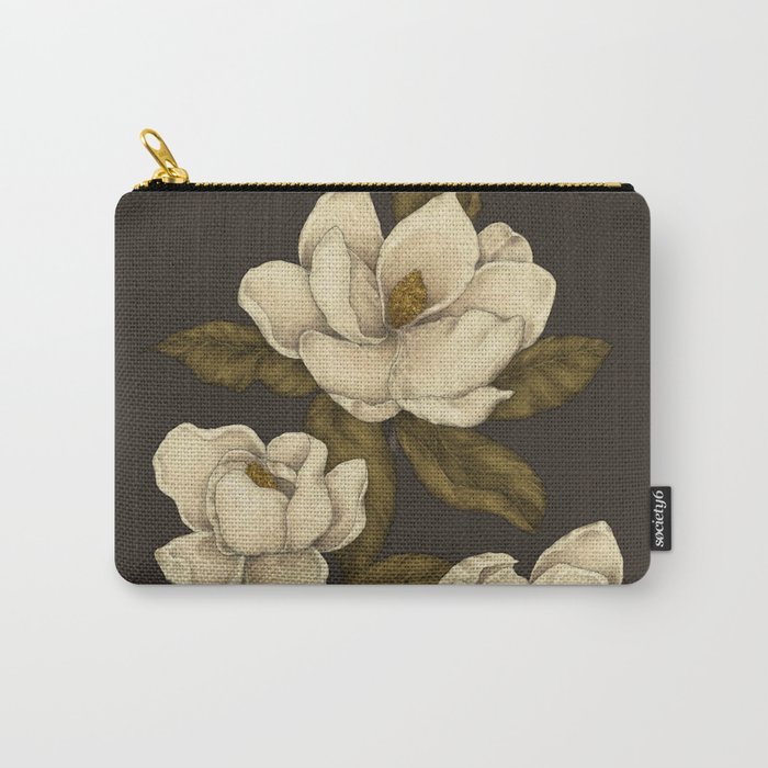 Magnolias Tasche | Gemälde, Digital, Other, Illustration, Vintage, Natur, Botanisch, Magnolia, Magnolias, Blume