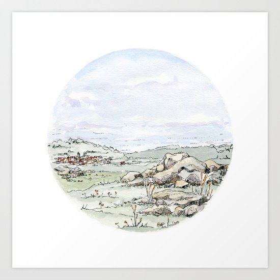 Crop Circle 02 Art Print