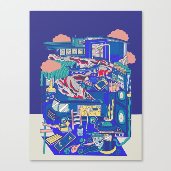Vice City Canvas Print