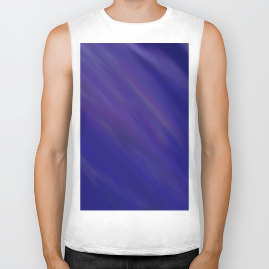 Finding Peace - Abstract, smooth, silky blue painting, peaceful, relaxing, modern art Biker Tank