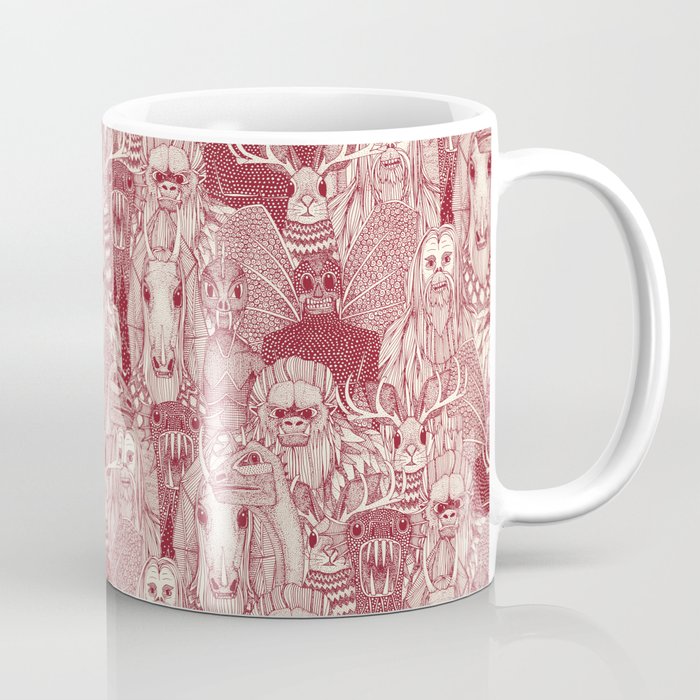cryptid crowd red pearl Coffee Mug