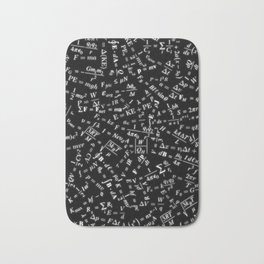 Equation Overload Bath Mat | Nerd, Equation, Learning, Science, Engineering, Graphicdesign, Theory, Teach, Formulae, Mechanics 