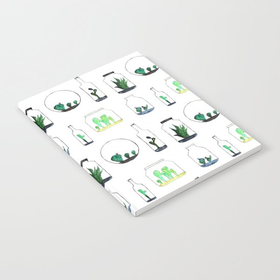 Bottled cactuses Notebook