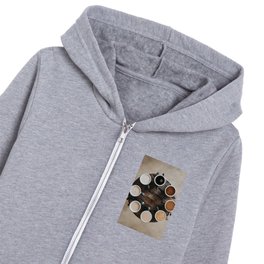 Italian Coffee Kids Zip Hoodie