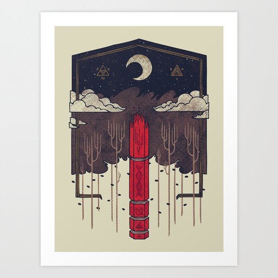 The Lost Obelisk Art Print