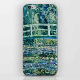 Claude Monet - Water Lilies And Japanese Bridge iPhone Skin