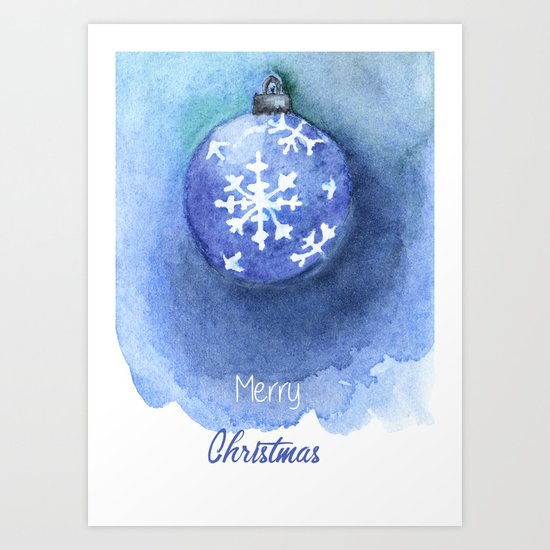 Merry Christmas Art Print