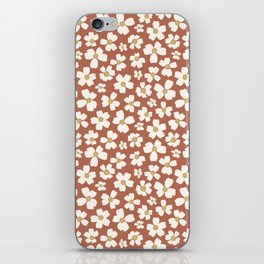 Bohemian Floral - Terra Cotta iPhone Skin