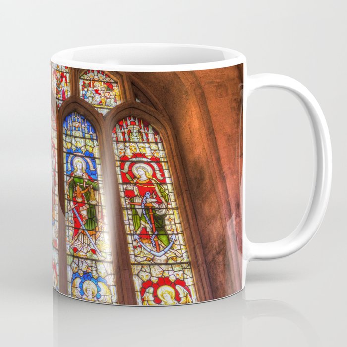 Stained Glass Abbey Window Coffee Mug by David Pyatt