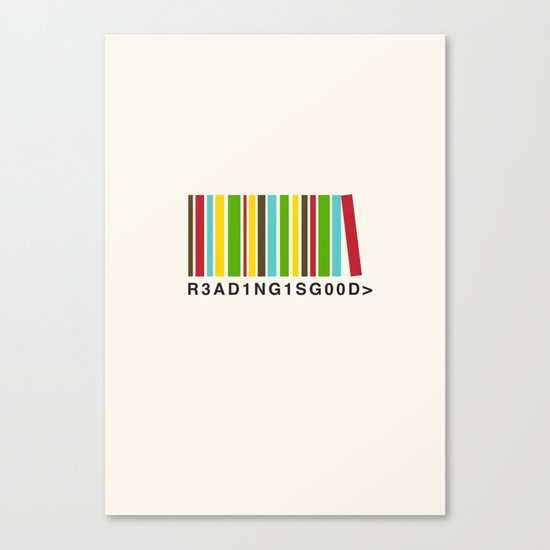 Reading is good Canvas Print