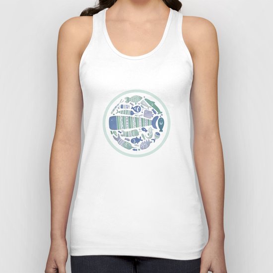 Little Fishes Unisex Tank Top