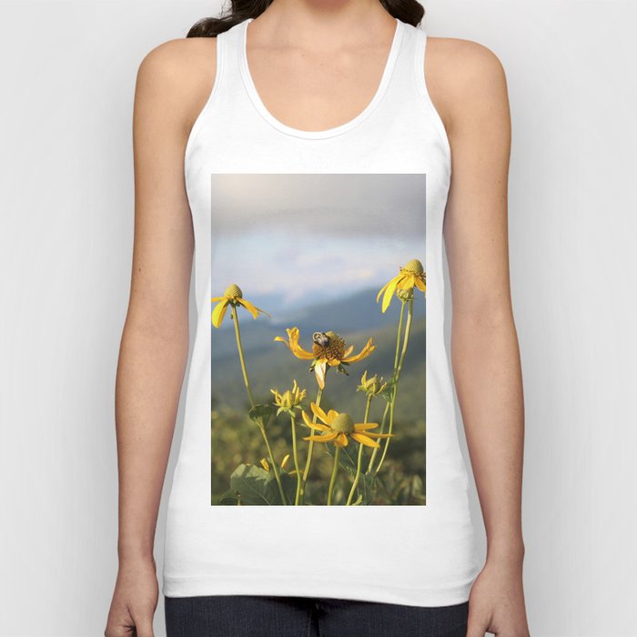 don't worry, bee happy. Tank Top