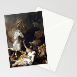 Death on the Pale Horse - Benjamin West  Stationery Card