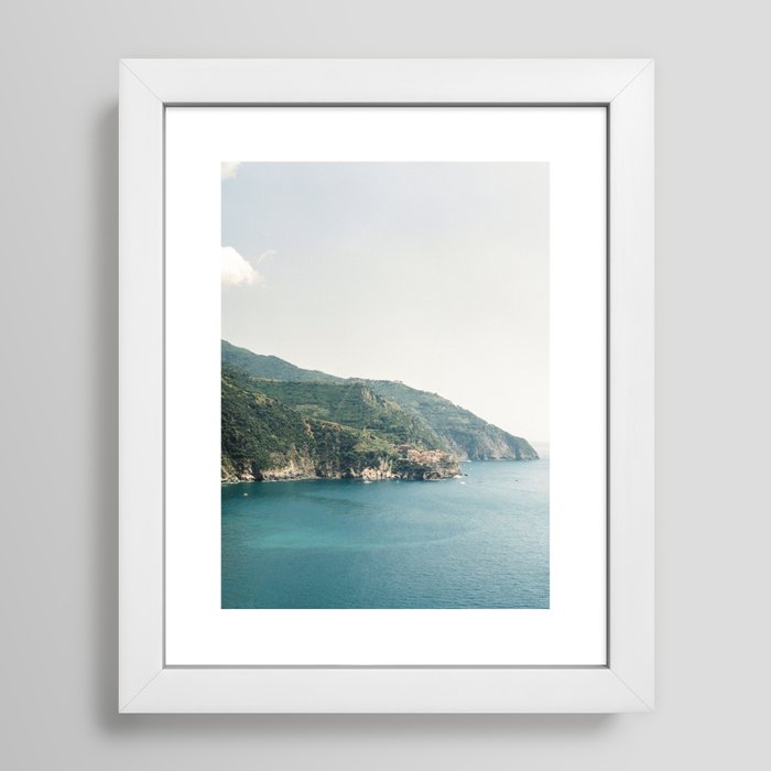 The coastal village of Villefranche sur mer in the French Riviera on film, Fine Art Travel Photography Art Print by Michelle Wever