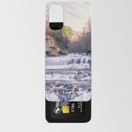 Late Autumn Waterfall | Long Exposure Photography Android Card Case