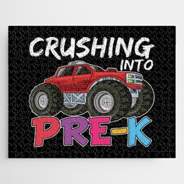 Crushing Into Pre-K Monster Truck Jigsaw Puzzle