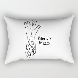 Veins are sexy Rectangular Pillow