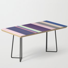Geometrical pink purple blue rose gold ivory color palette Coffee Table