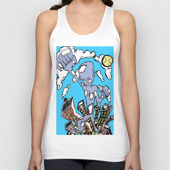"Dancing Robot" Unisex Tank Top