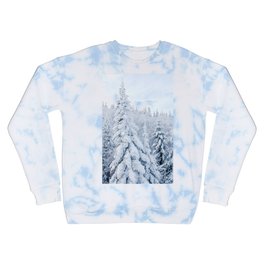 Snow covered forest Crewneck Sweatshirt
