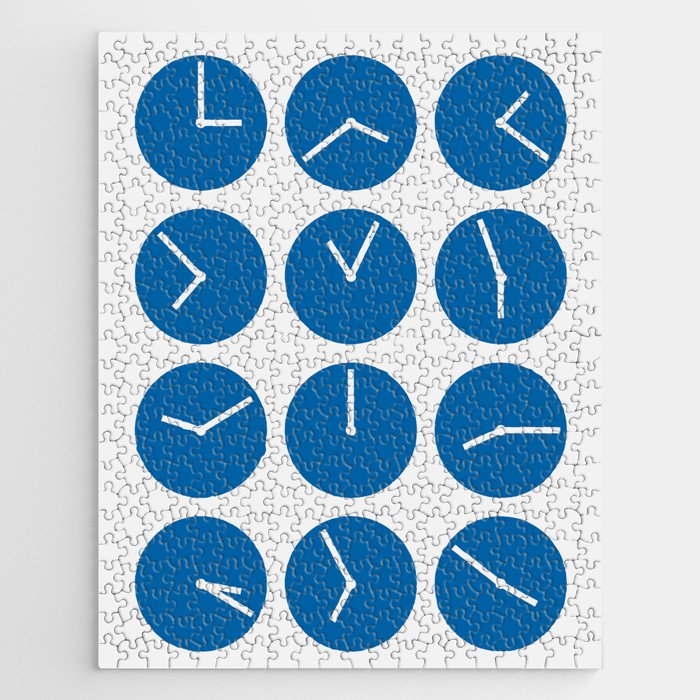 Minimal clock collection 13 Jigsaw Puzzle