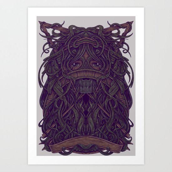 Eye Jungle Art Print