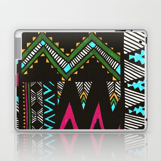 Tribal Dark Laptop & iPad Skin