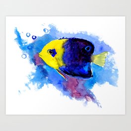 Watercolor Fish Art Prints to Match Any Home's Decor | Society6