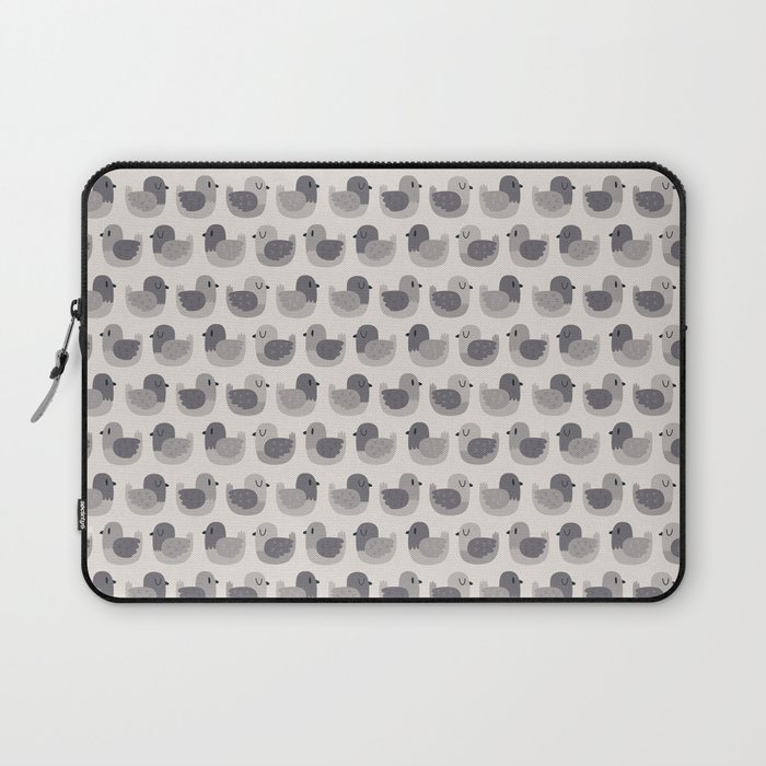 Cute Simple Pigeons Laptop Sleeve