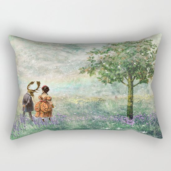 Love Is Strange Rectangular Pillow
