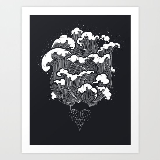 Storming Mind Art Print