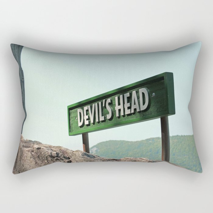 Devil's Head  Rectangular Pillow
