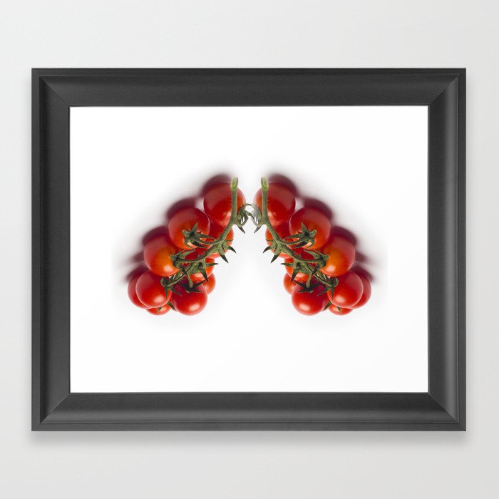 Cherry toatoes lungs Framed Art Print