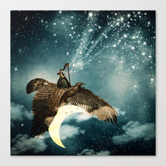 The Night Goddess Canvas Print