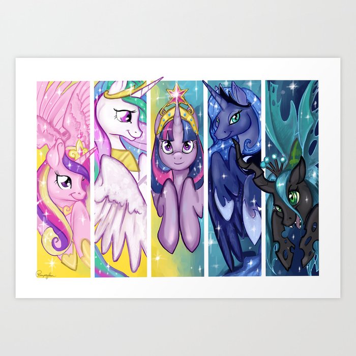 Pony Royalty Art Print