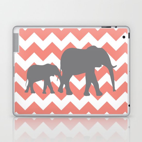 Chevron Elephants Laptop & iPad Skin