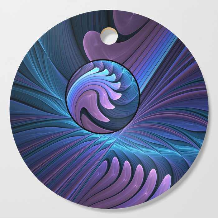 Energy, Abstract Fractal Art Cutting Board