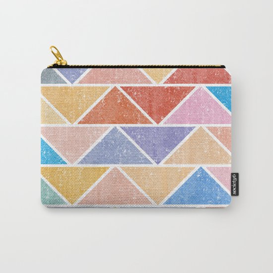 Colorful Triangle IV(Ranging Tribuj Char) Carry-All Pouch