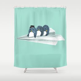 Let's travel the world Shower Curtain