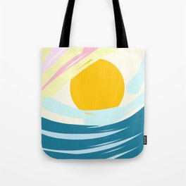 Abstract Sunrise (D205) Tote Bag