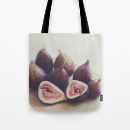 Fig print. A Little Figgy Tote Bag